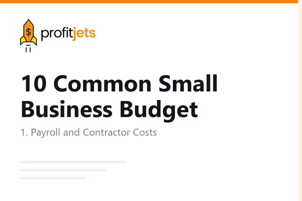 10 Common Small Business Budget Categories (And How to Track Them)