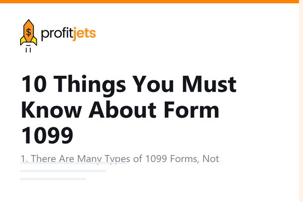 10 Things You Must Know About Form 1099 (2026 Update)