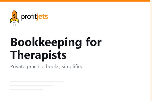 Bookkeeping Tips for Therapists