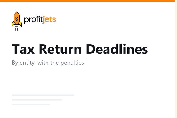 Stay Ahead of the Curve: Key Business Tax Return Deadlines for 2026