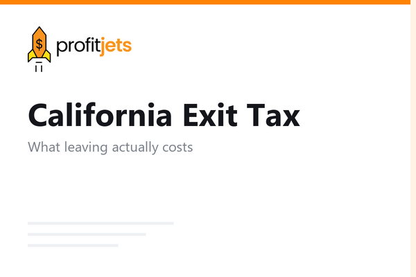 California's Infamous 'Exit Tax' and Strategies to Minimise Tax Liability