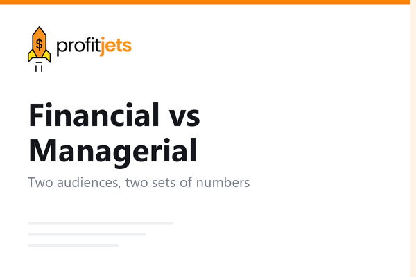 Differentiating Financial Accounting vs Managerial Accounting