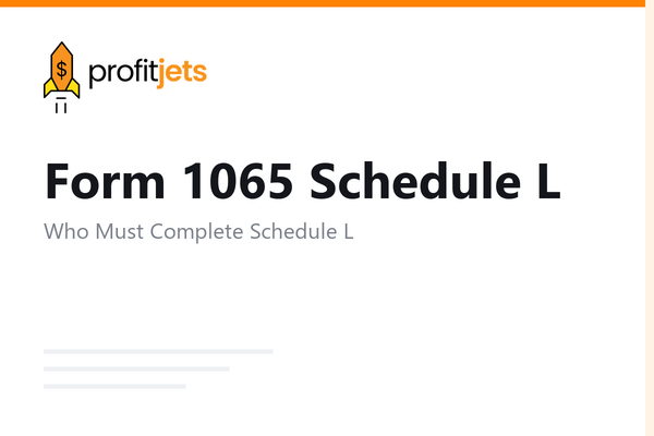 Form 1065 Schedule L: Balance Sheet per Books for Partnerships