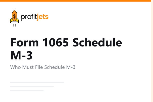 Form 1065 Schedule M-3: Net Income (Loss) Reconciliation for Large Partnerships