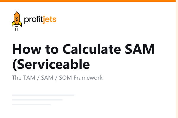 How to Calculate SAM (Serviceable Addressable Market) for Investors