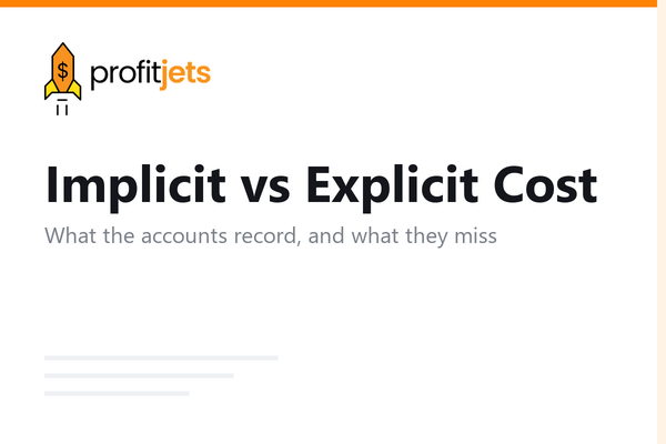 Implicit Cost vs Explicit Cost: Key Differences Explained