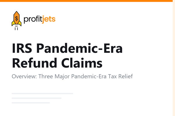 IRS Pandemic-Era Refund Claims: ERC, Stimulus, and Recovery Rebate Status