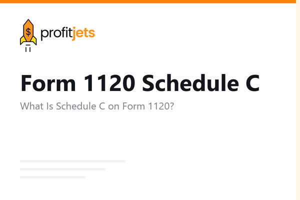 Form 1120 Schedule C: Dividends, Inclusions, and the Dividends-Received Deduction
