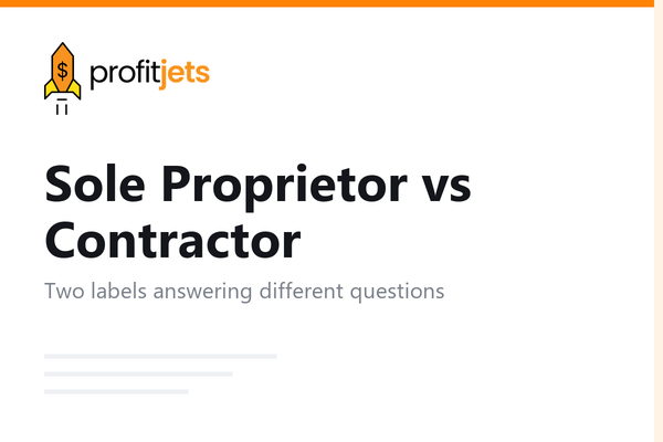 Sole Proprietor vs Independent Contractor: The Difference