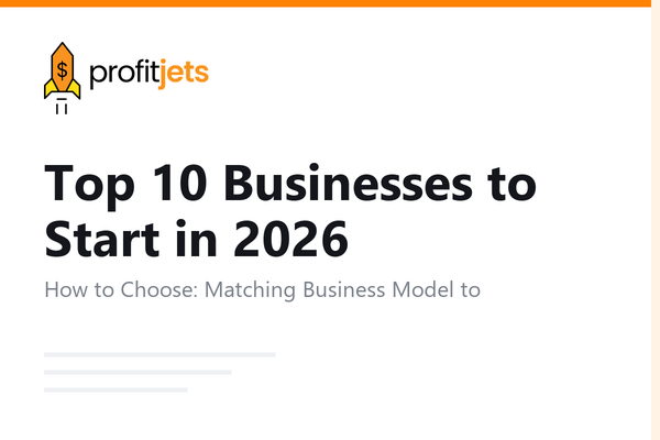 Top 10 Businesses to Start in 2026 (With Financial Reality Checks)
