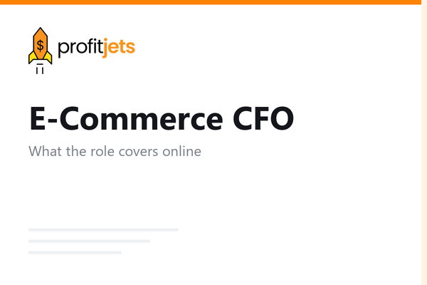 What Does an E-Commerce CFO Do? Roles and Responsibilities