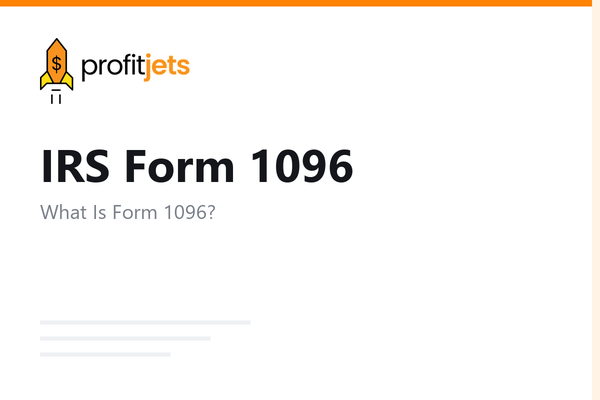 IRS Form 1096: Annual Summary and Transmittal for Paper Information Returns