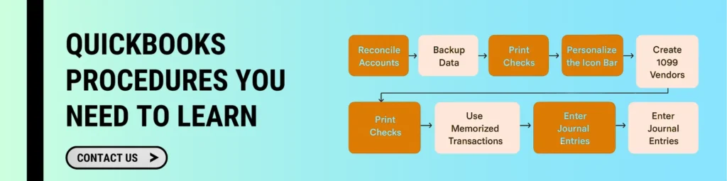 QuickBooks Procedures You Need To Learn