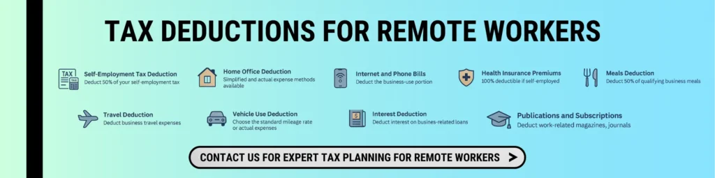 Tax Deductions for remote workers