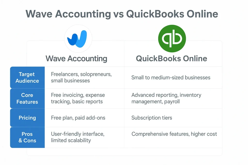 Wave vs QuickBooks