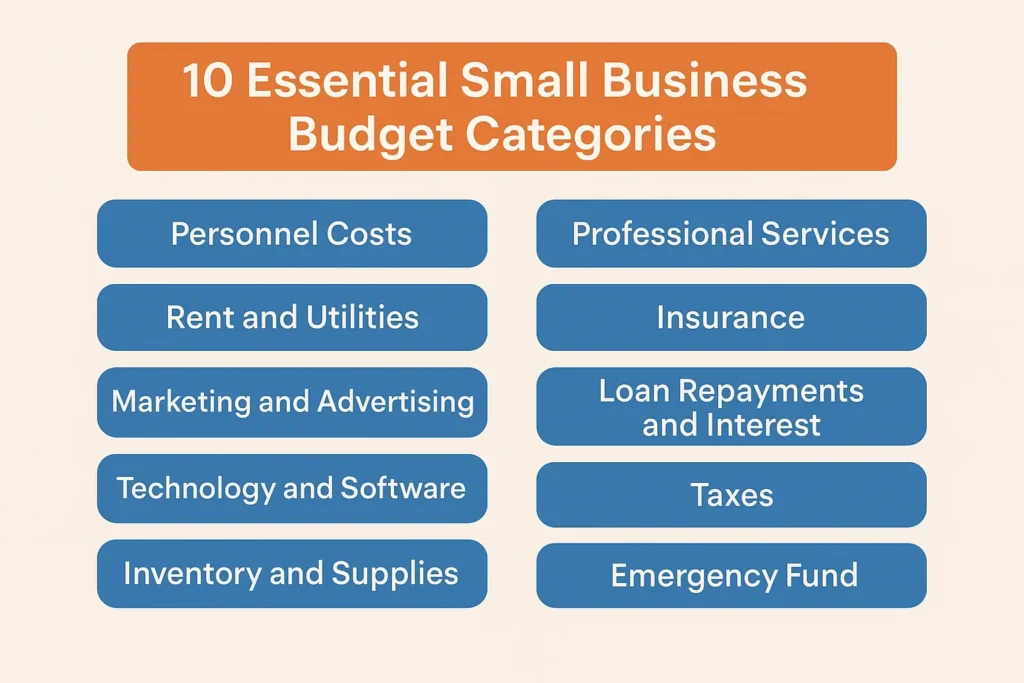Small Business Budget Categories