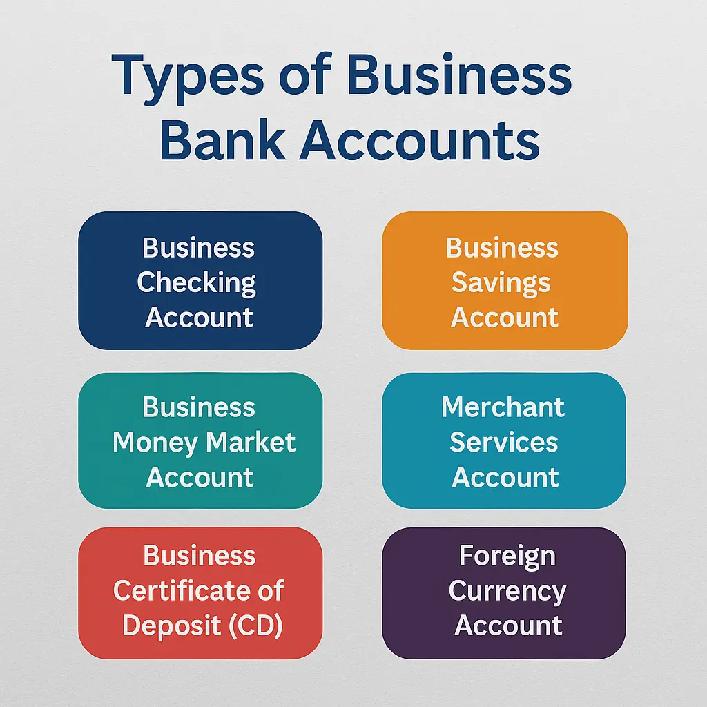 Types of Business bank Accounts