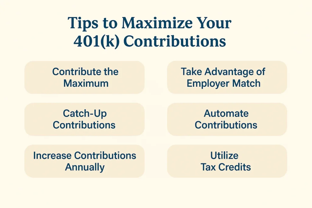 Maximizar tus aportaciones al 401(k)