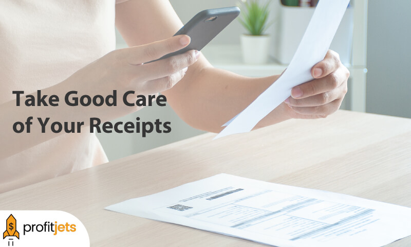 Take Good Care of Your Receipts