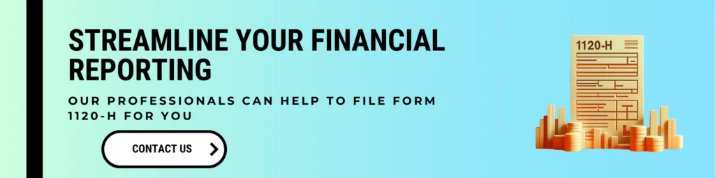 File Form 1120-H - Contact Us