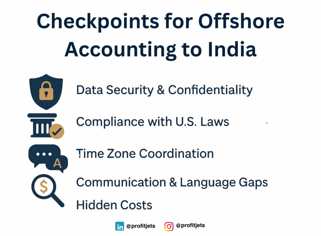 Checkpoints to Offshore Accounting Needs to India
