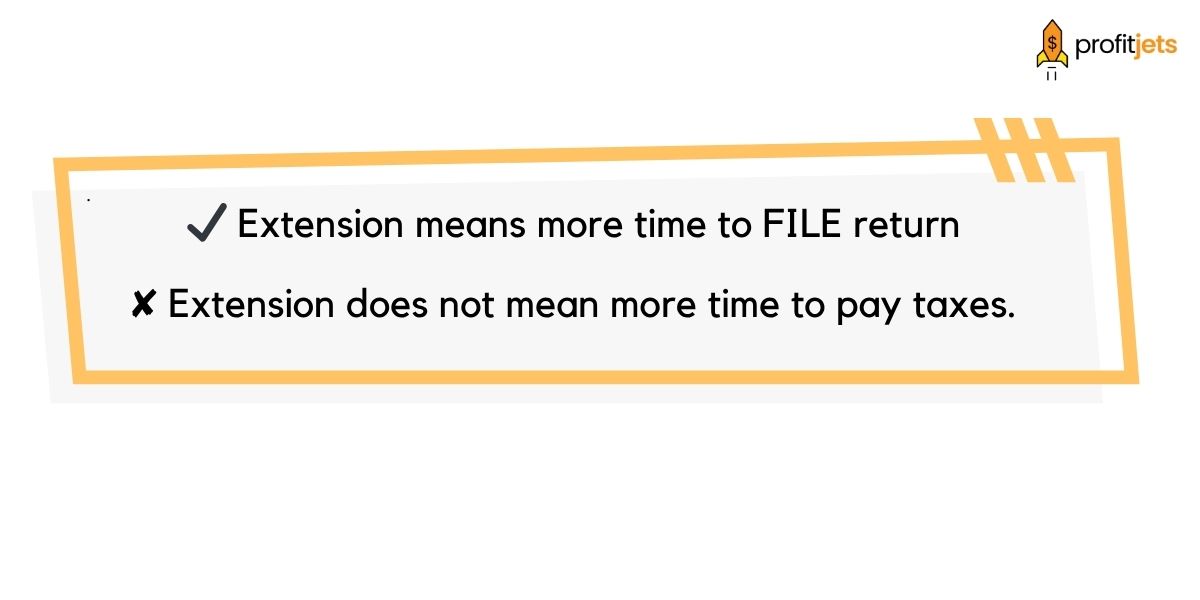 Business tax extention