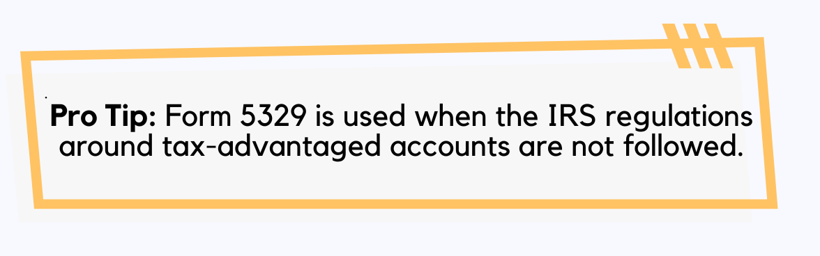 IRS Form 5329