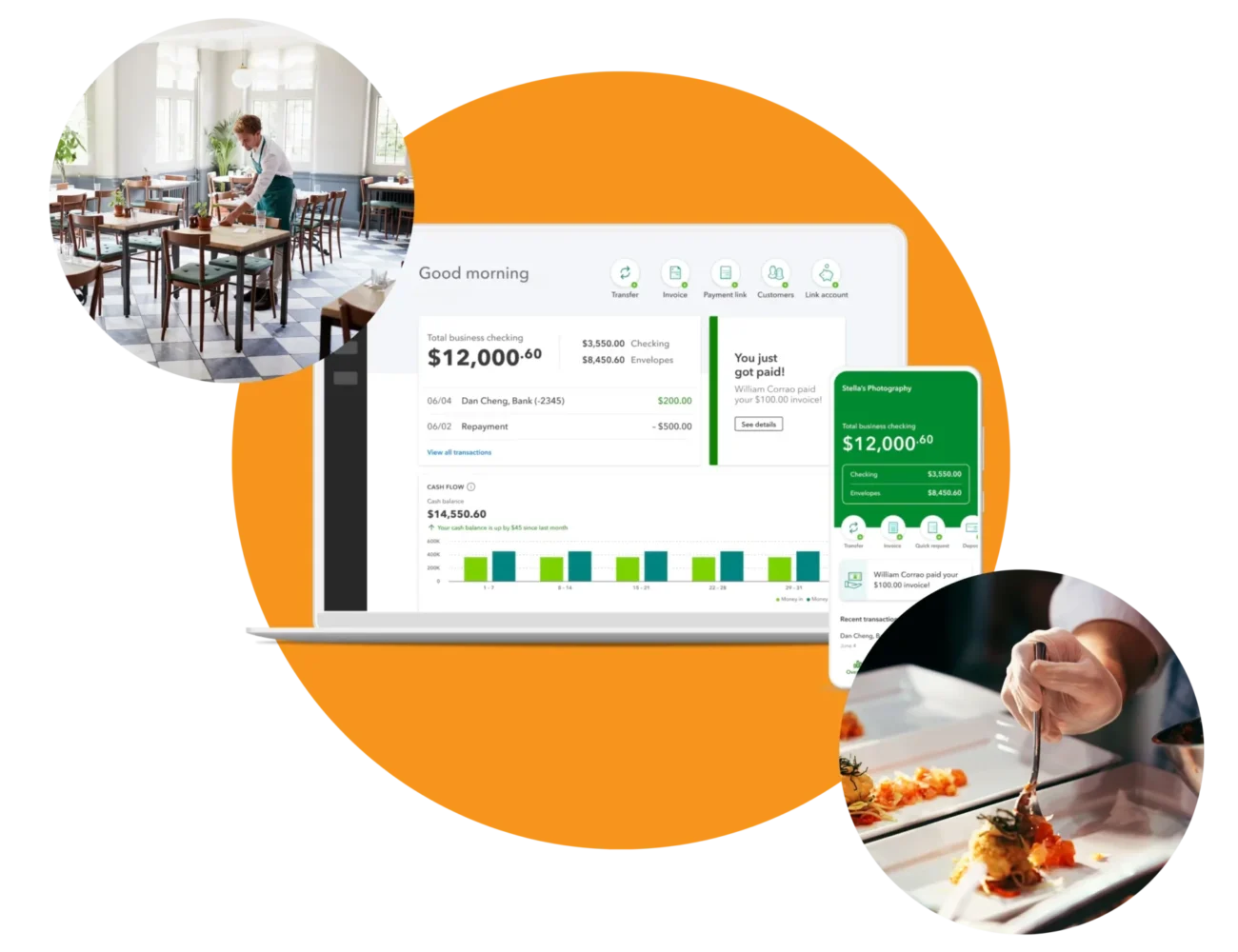 Restaurant Account Hero